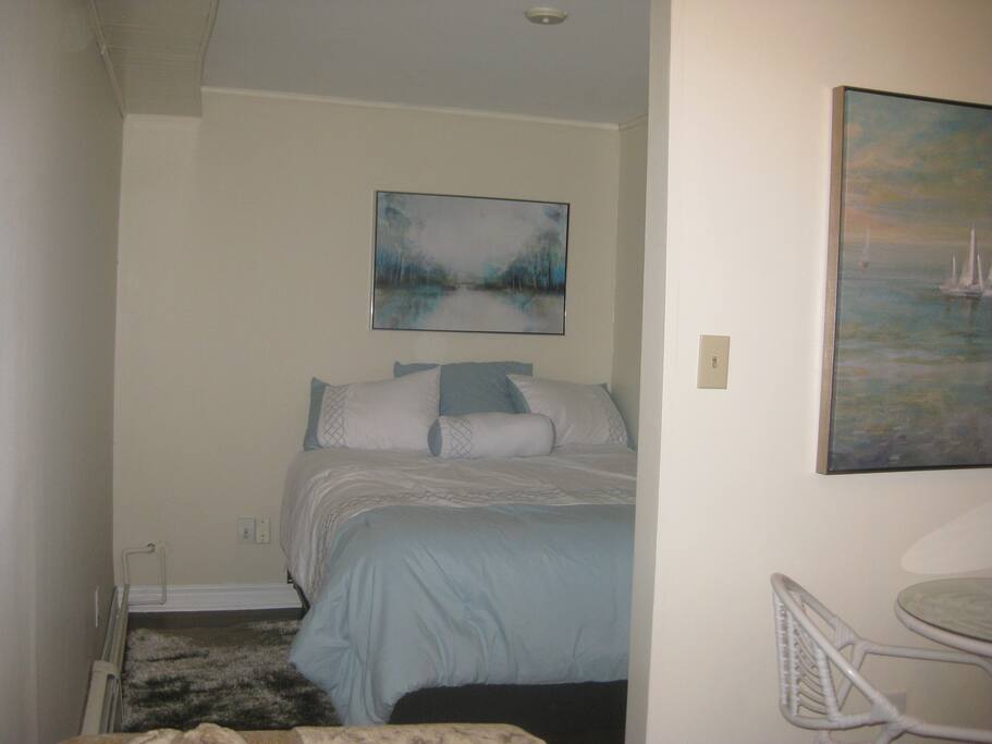 Sectioned-off sleeping area