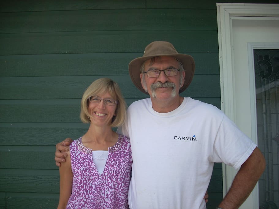 Your hosts, Andy and Wanda Bakker