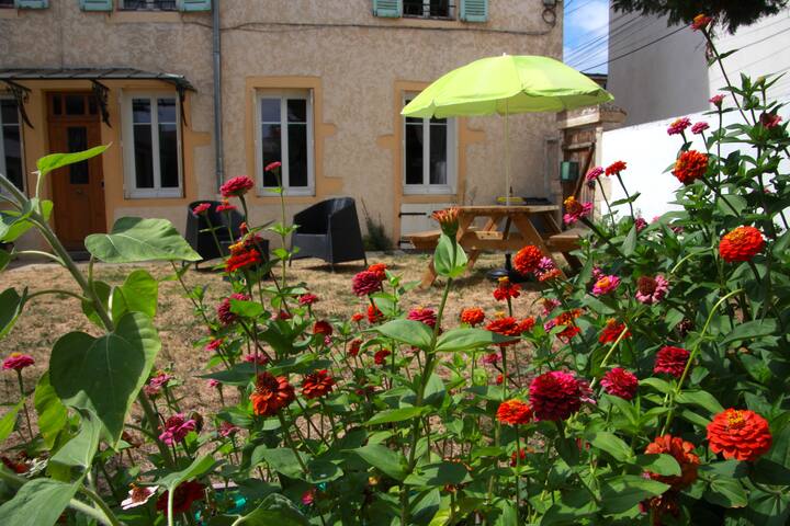 With large private garden level