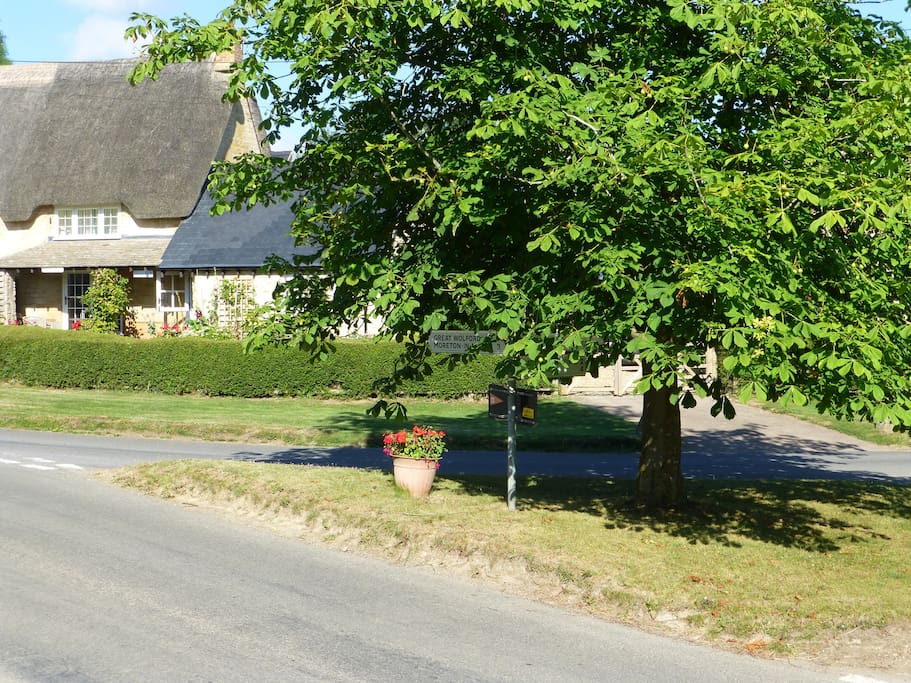 View of cottage from road