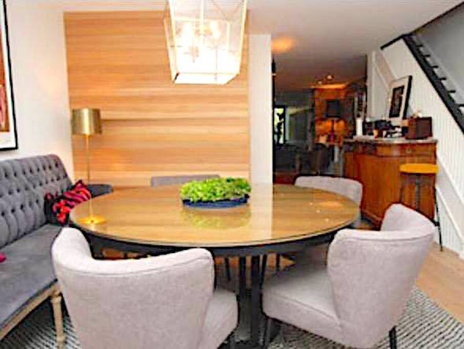 Dining and work space