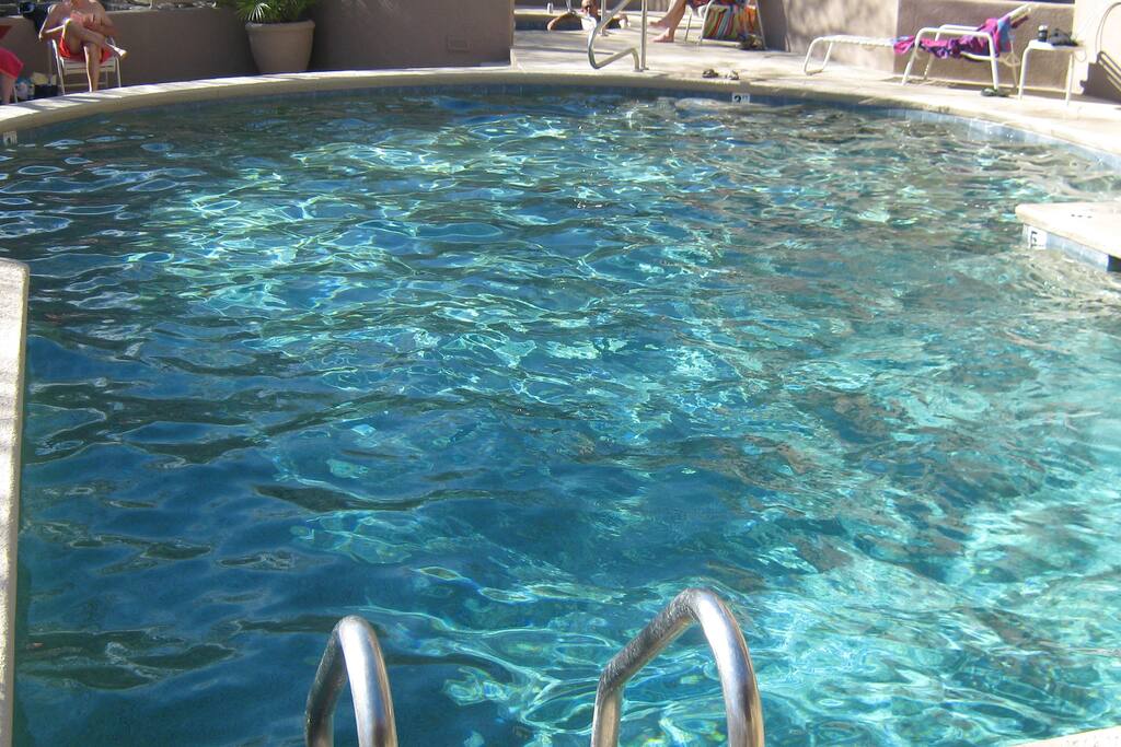 Heated swimming pool!