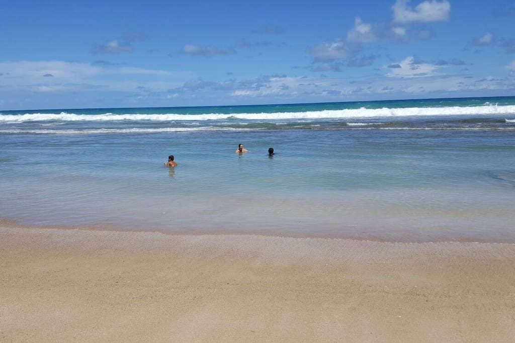 Praia de muro alto