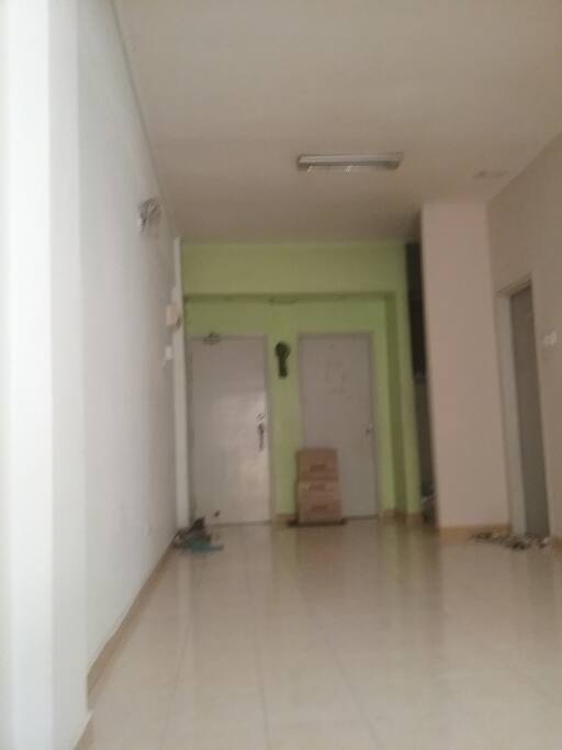The entrance
