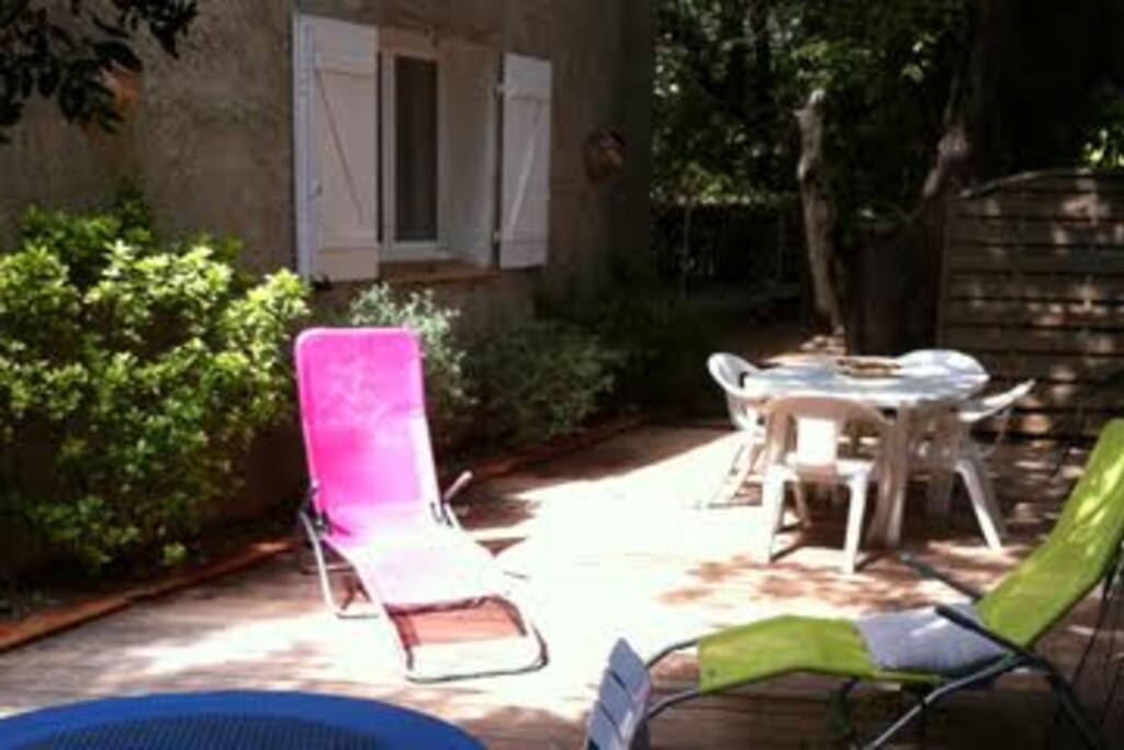 terrasse ombrage au calme