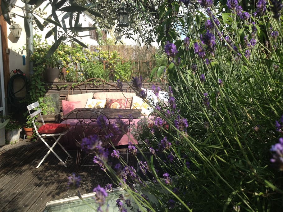 La terrasse de 30 m2: calme et nature à Paris