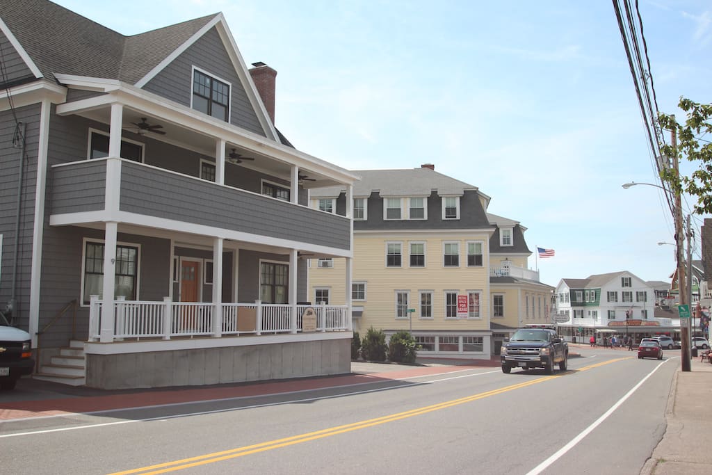 Relax on two front porches! This newly constructed house lets you enjoy the hustle and bustle of downtown - We're just a skip and a jump away from Short Sands Beach