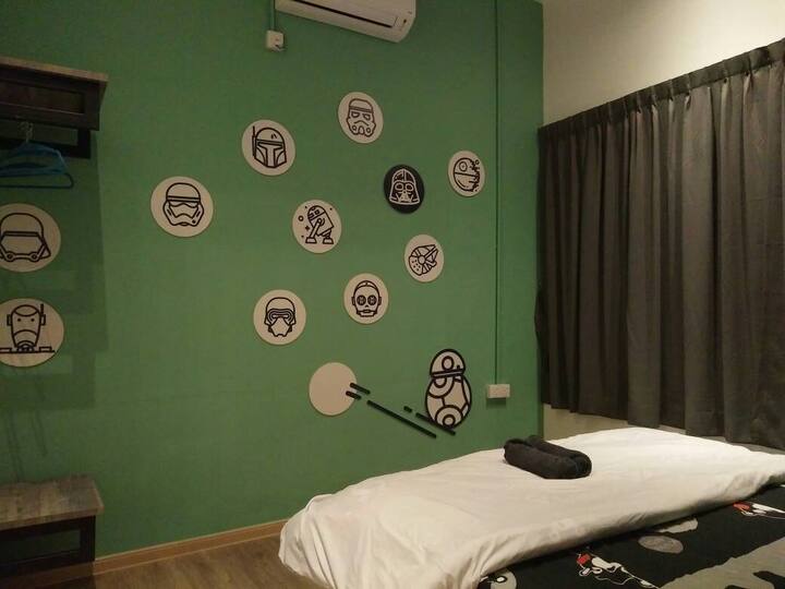 3号大厅的墙壁装饰。