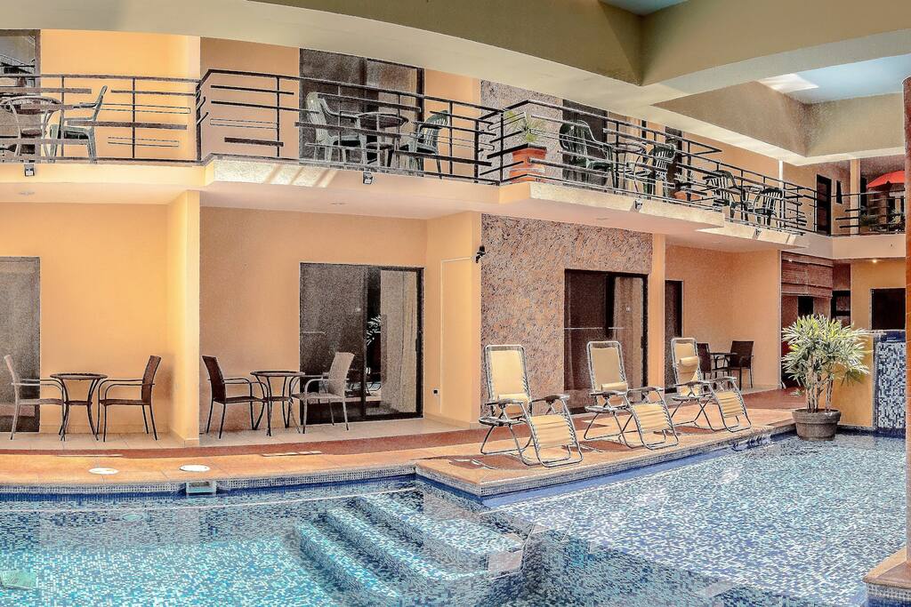 Our pool and some units by the pool