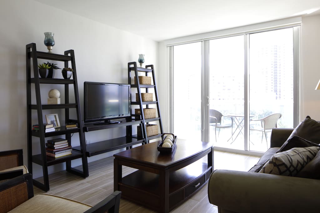 Cable and Antenna TV in living room