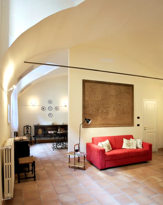 Living room and Kitchen