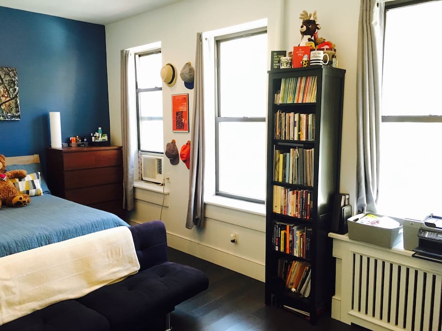 Three large sunny windows!