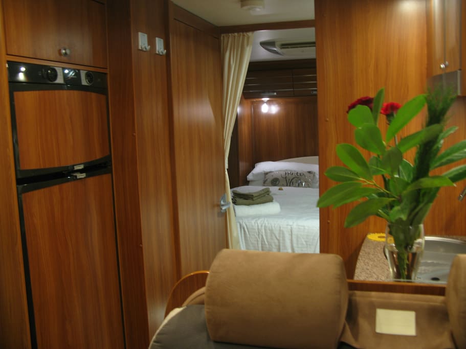 Fully fitted kitchen, shower and toilet