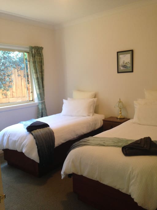 two single beds