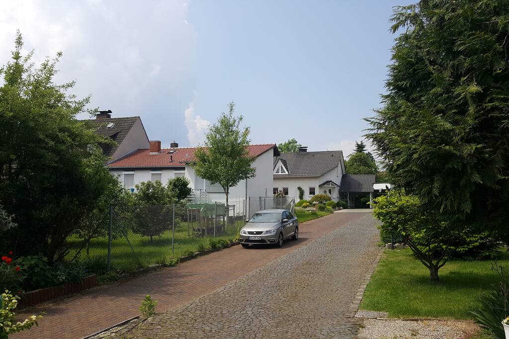 Driveway to the House