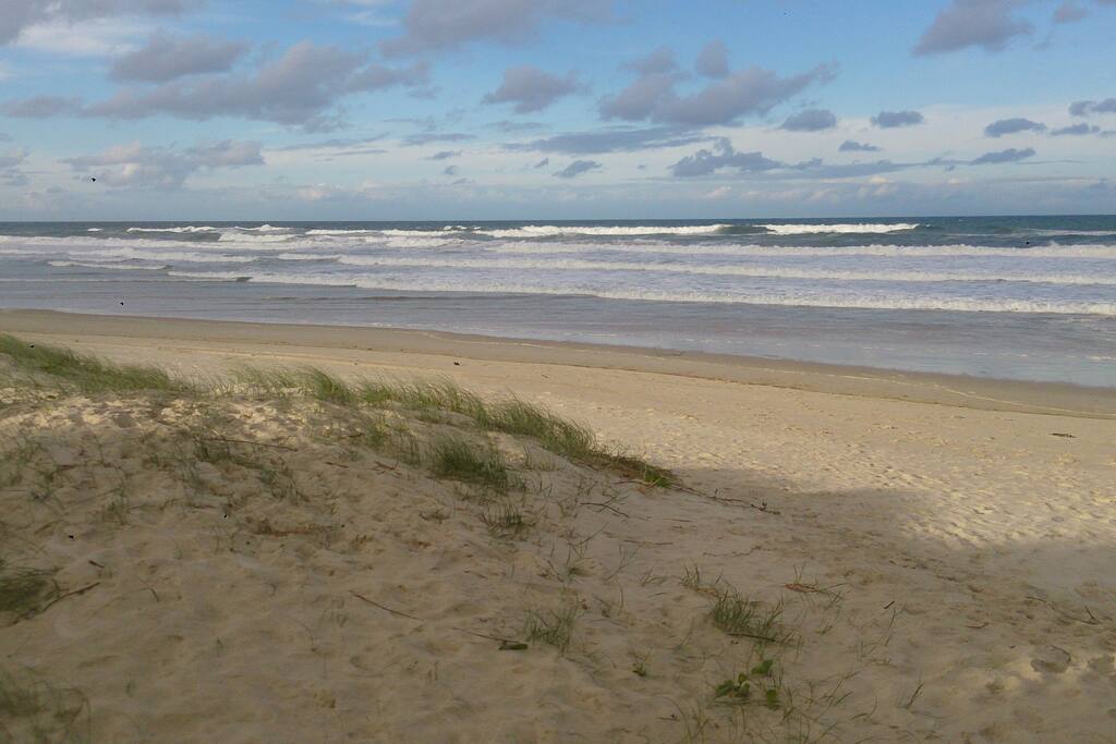 Beach looking north towards Kingscliff.