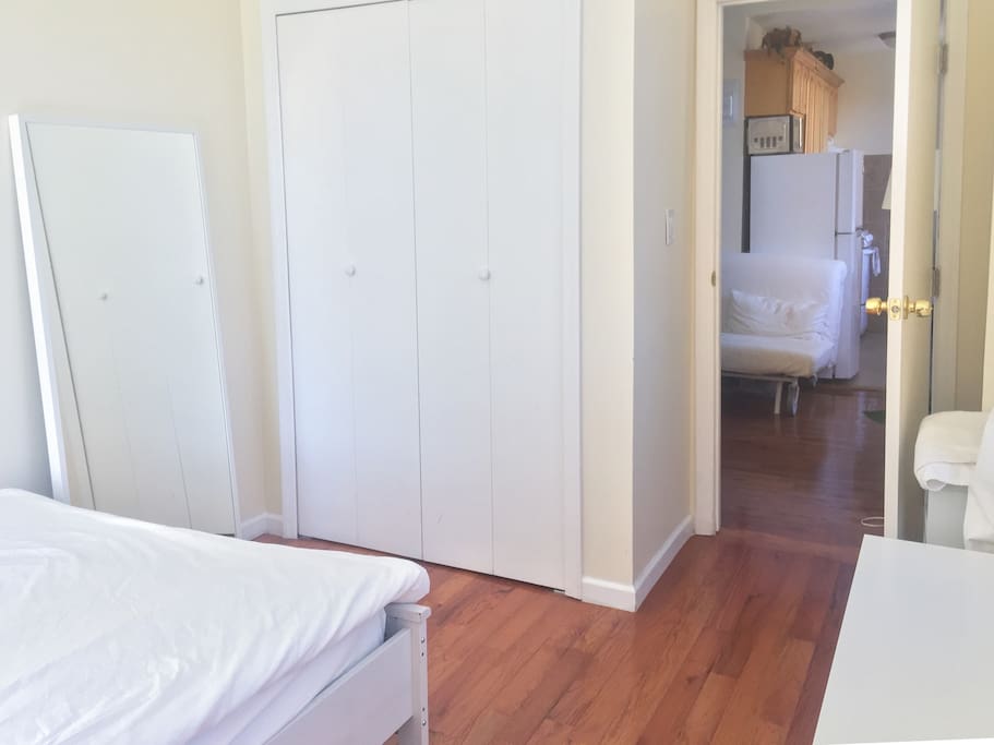 spacious closet / bedroom