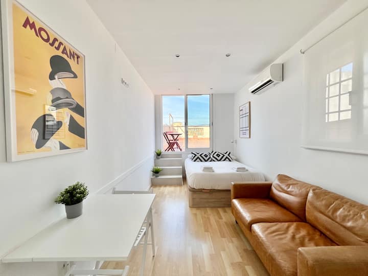 Cozy Nest With Terrace. - Barselona