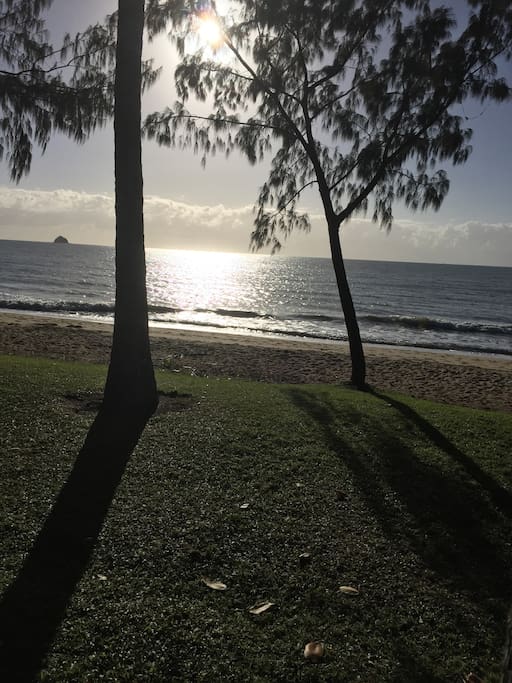Palm Cove beach at sunrise