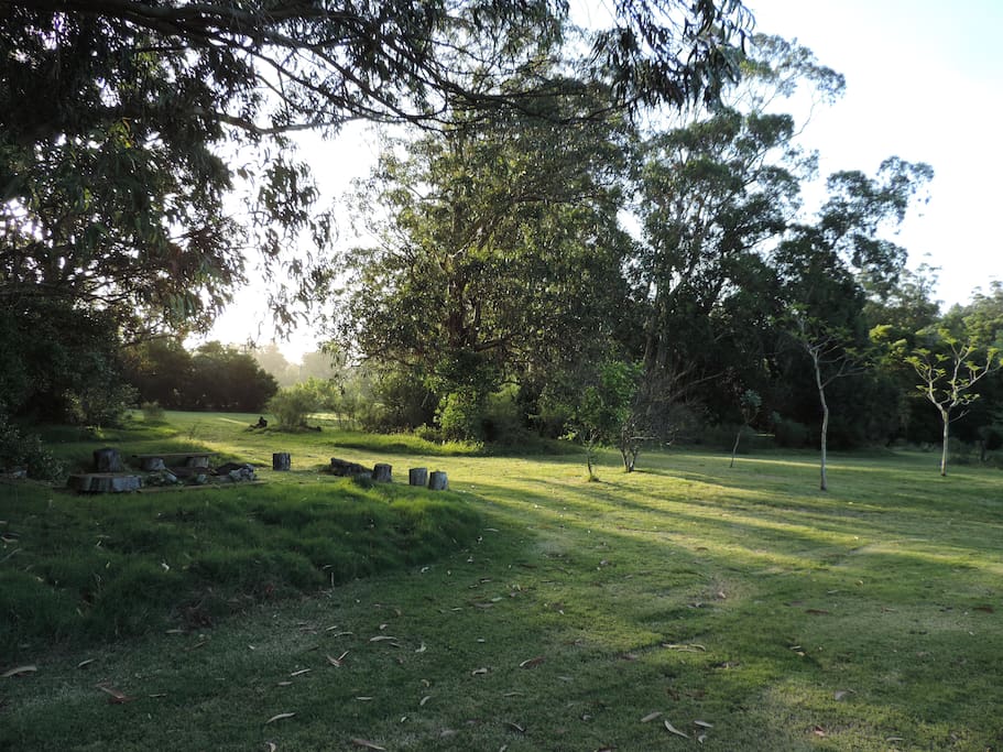 5 hectáreas de jardín privado para los huespedes
