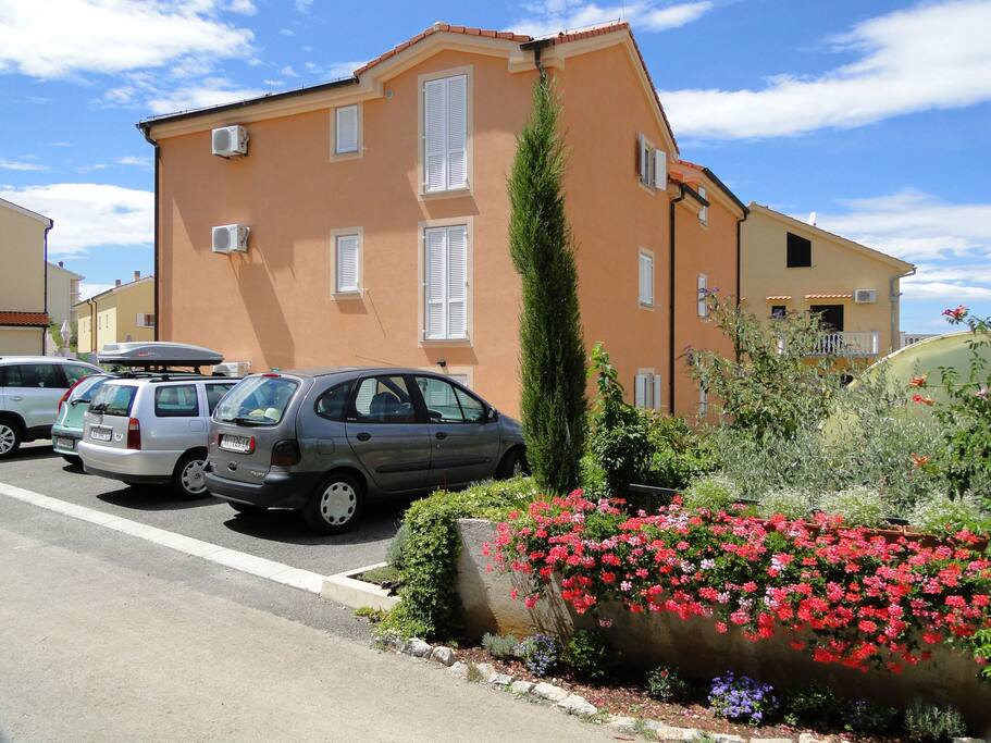 External view on the property