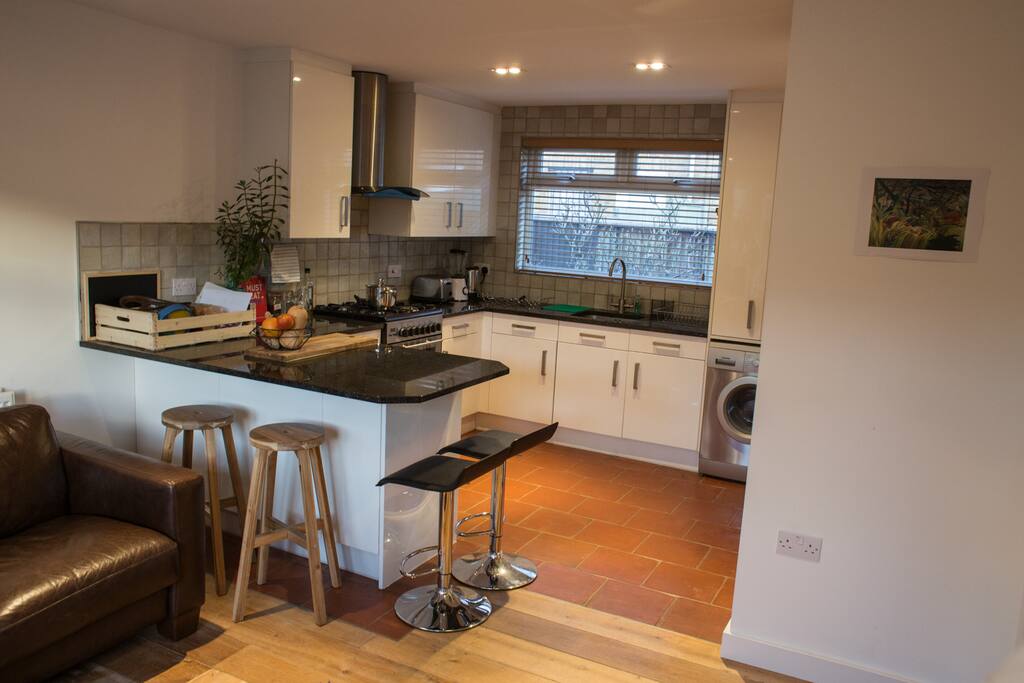 Open plan kitchen