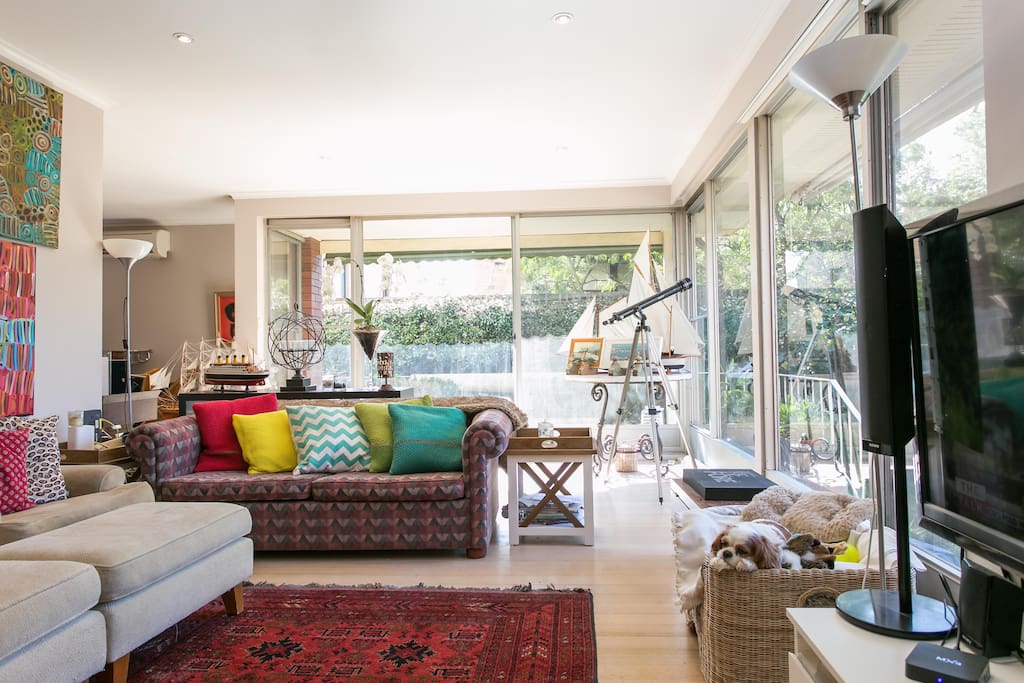 The living area
