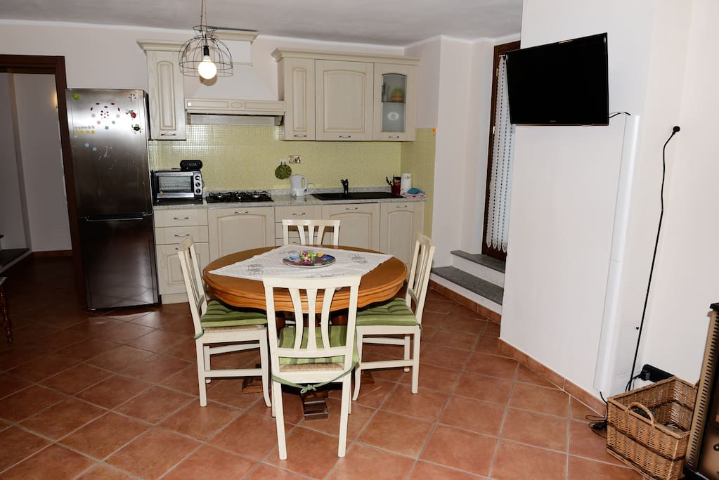 soggiorno con cucina