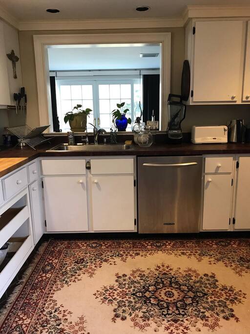 Fully stocked kitchen