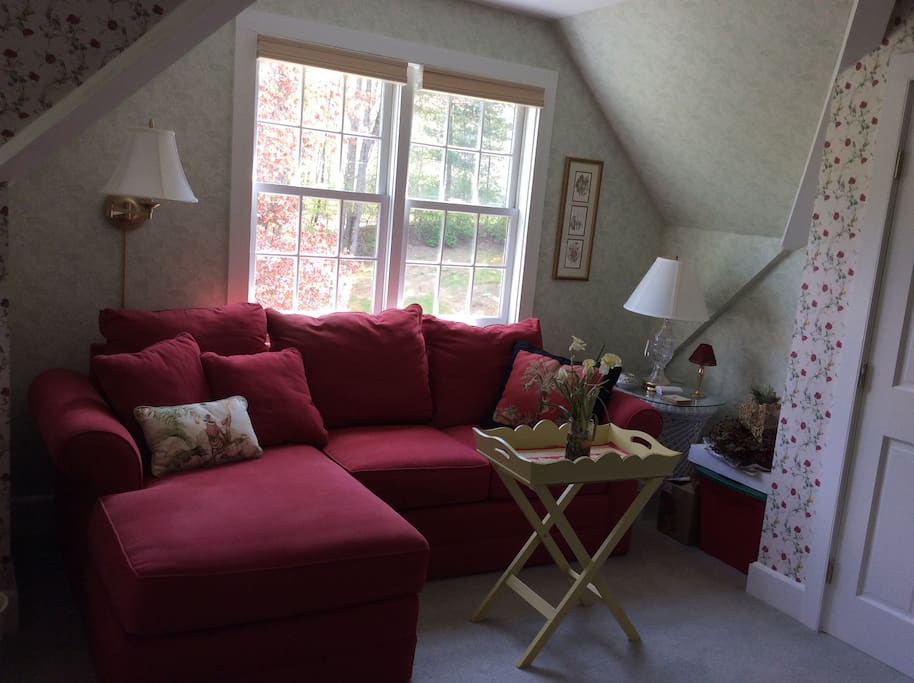 Over-sized sofa and chaise