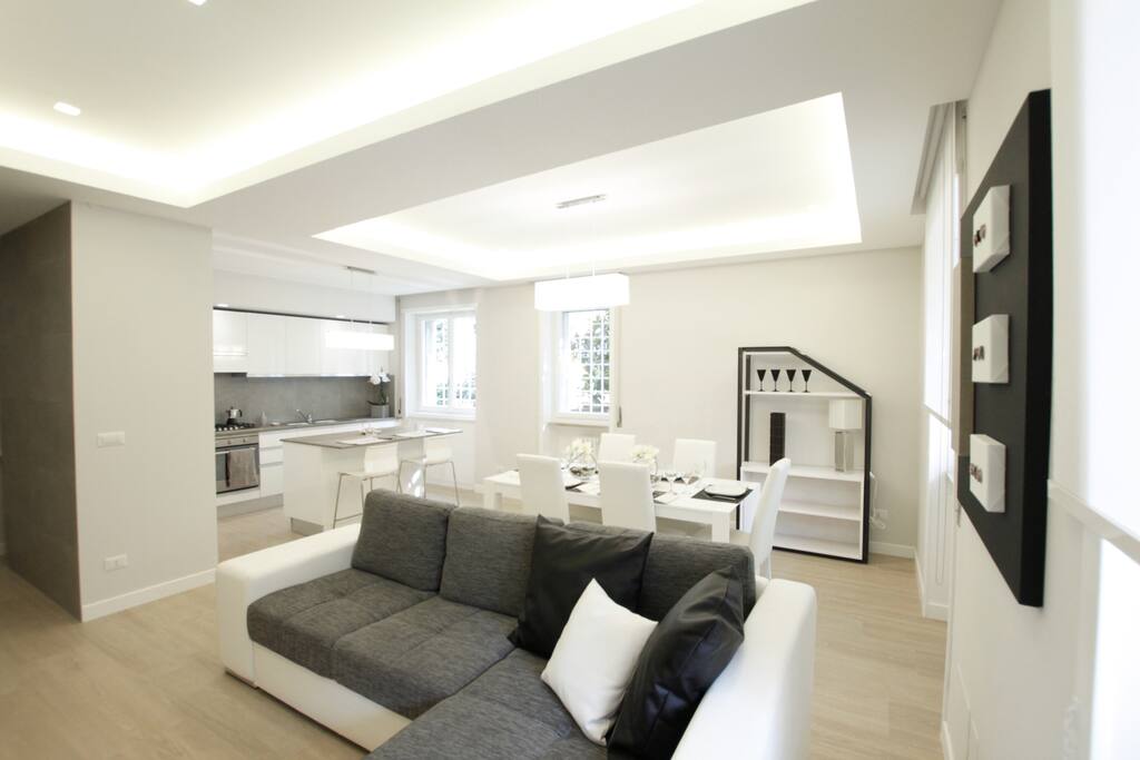 The space of the living area