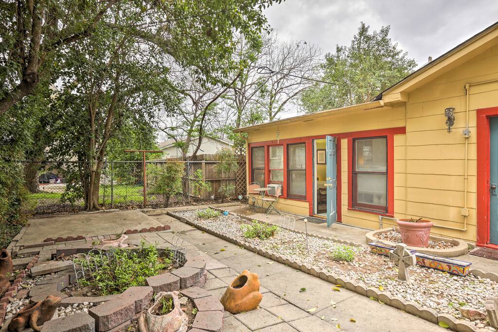 Enjoy your own private patio space.