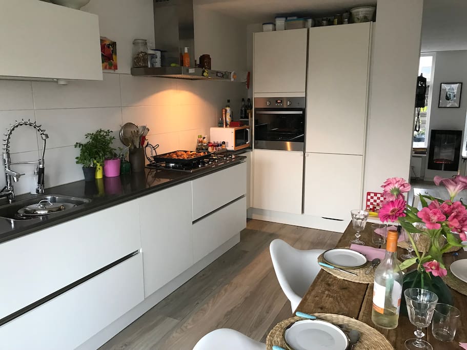 Make yourself at home in our fully-equipped kitchen.