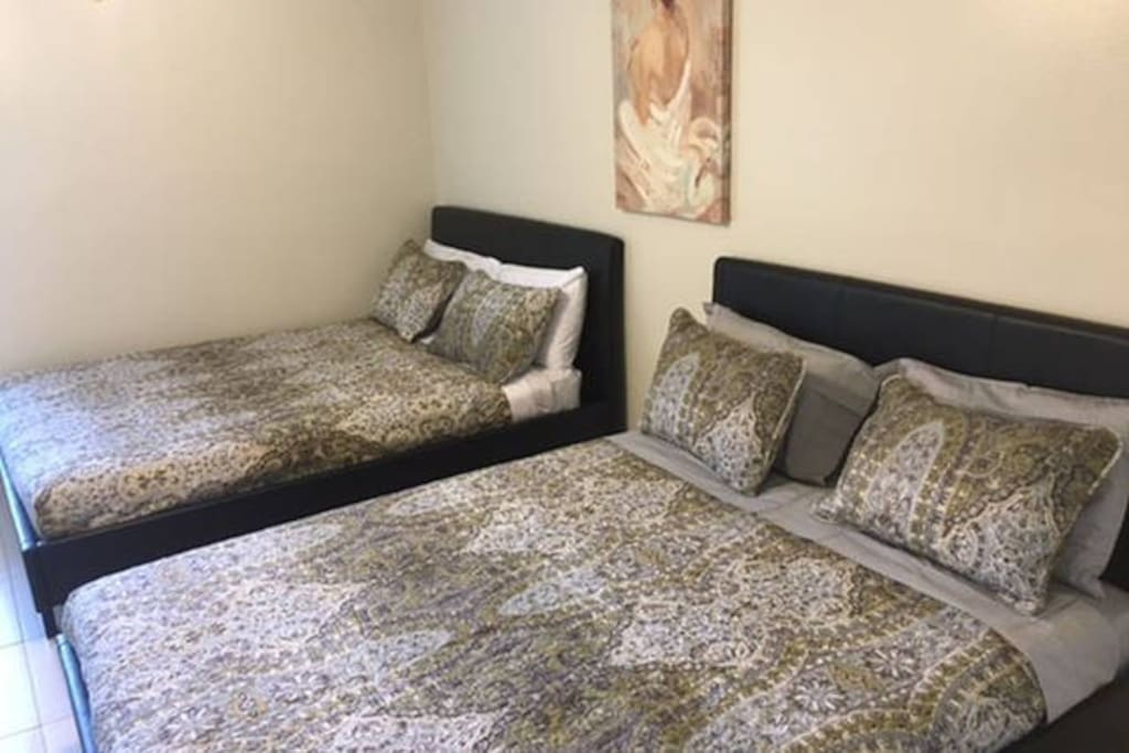 Main bedroom with two king beds