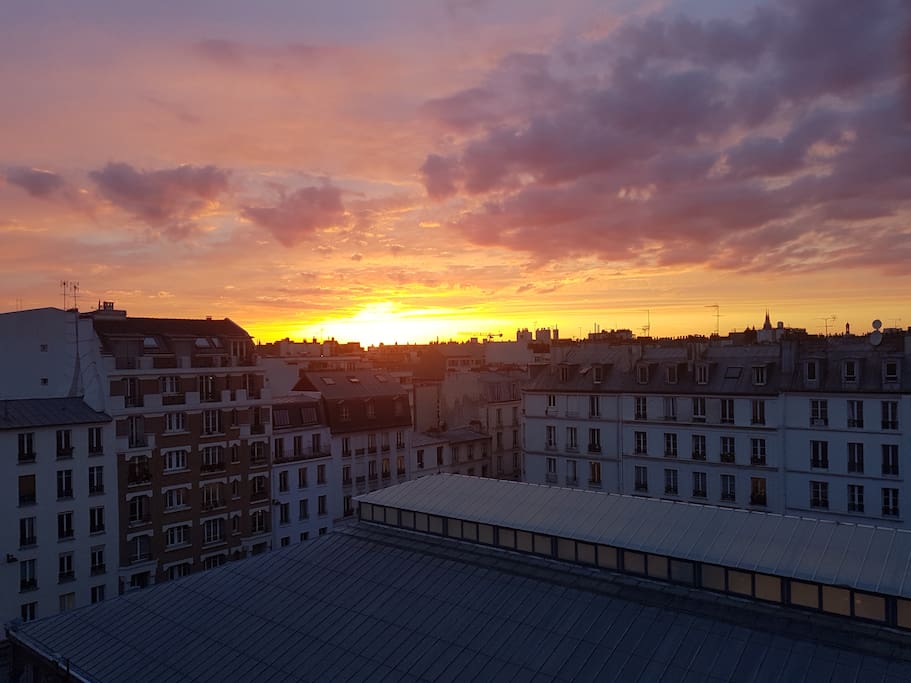 Coucher de Soleil/ Vue des balcons/ View from the balconies