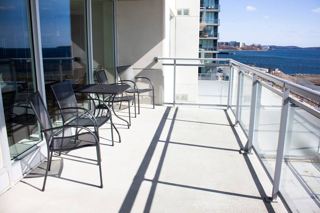 Large balcony with unobstructed views