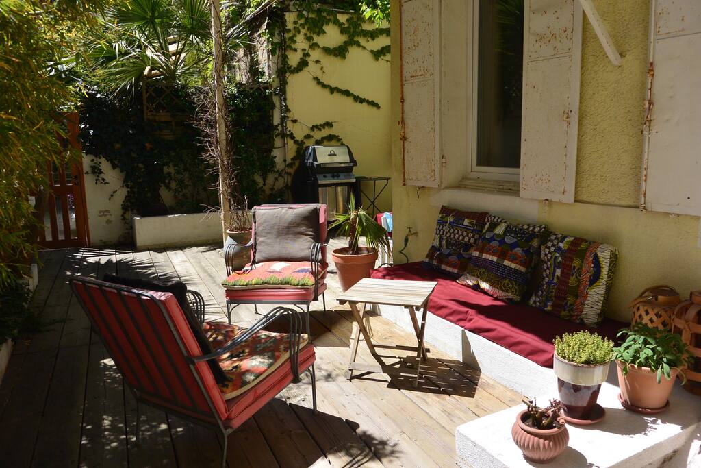 terrasse de 50m2 au calme