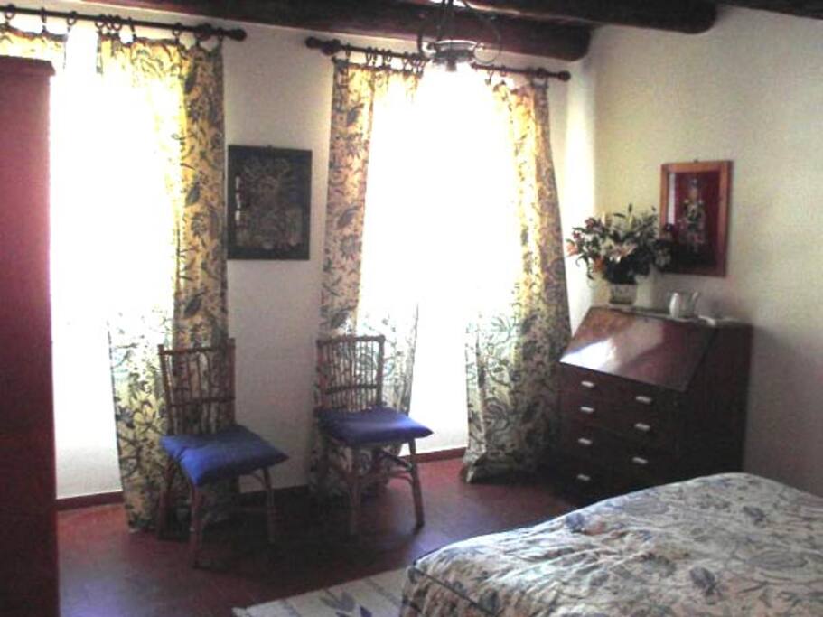 the bedroom