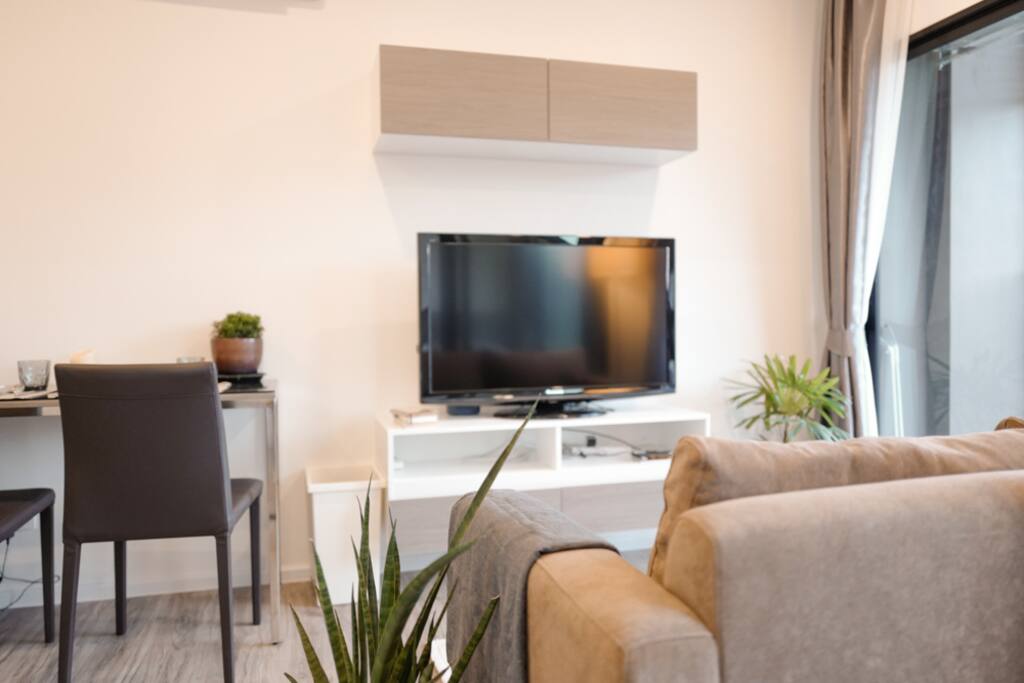 Living room and dining table