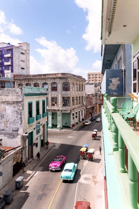 San Lazaro Street view from the balcony