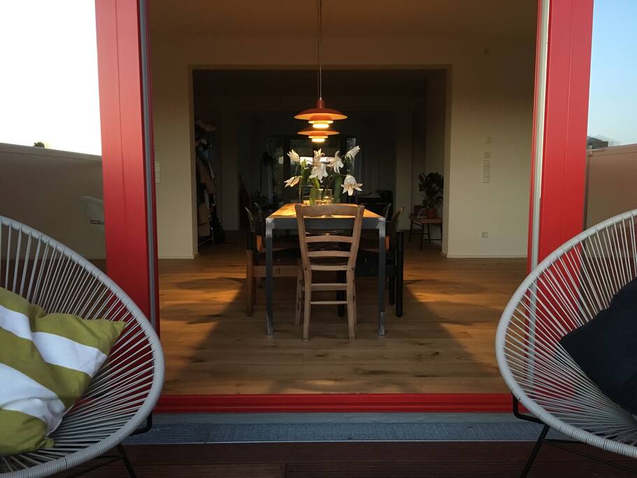 One of the balconies