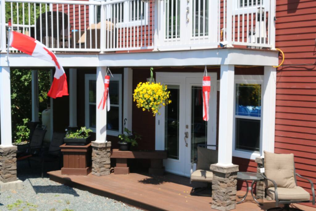 Patio entrance