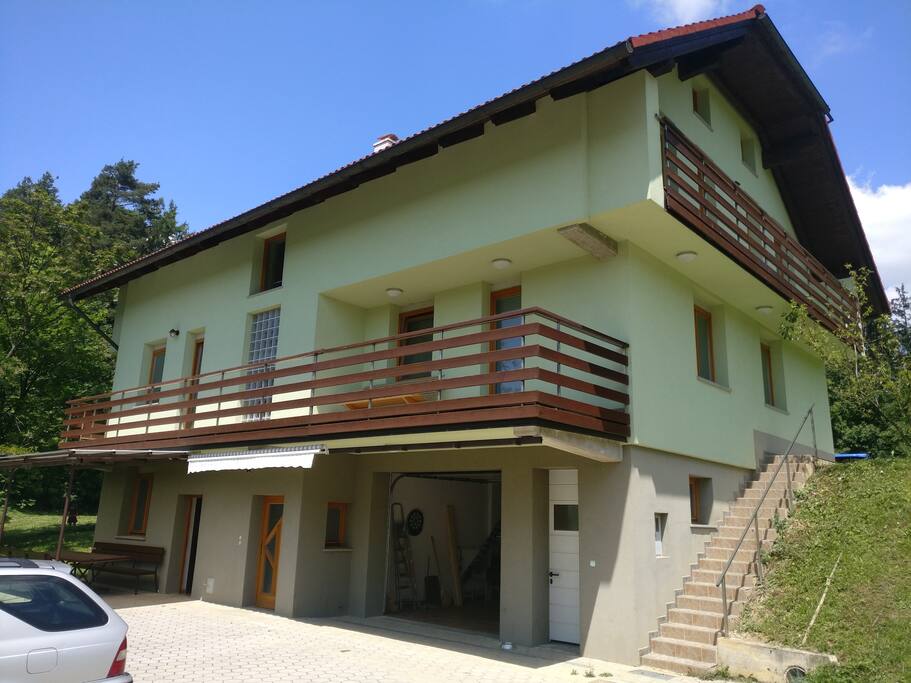 Big terrace and balcony
