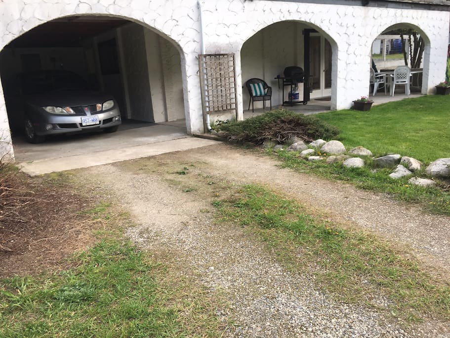 Private carport parking to keep your vehicle out of the hot Okanagan sun