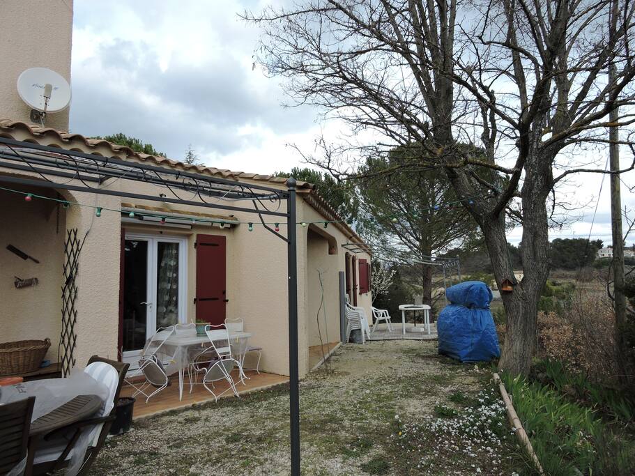 TERRASSE SUD EN HIVER!