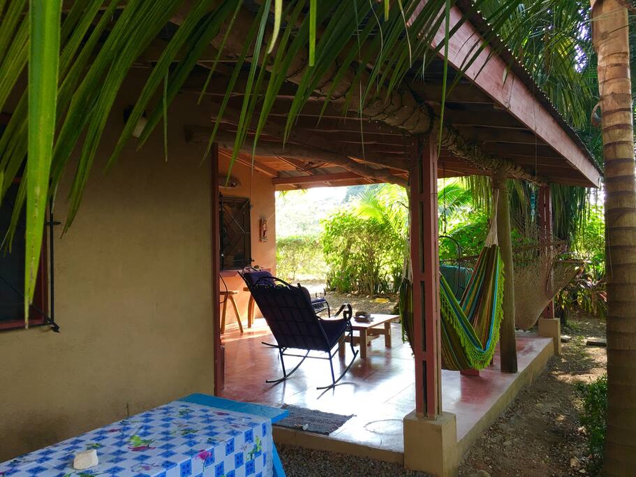 Outdoor living space.