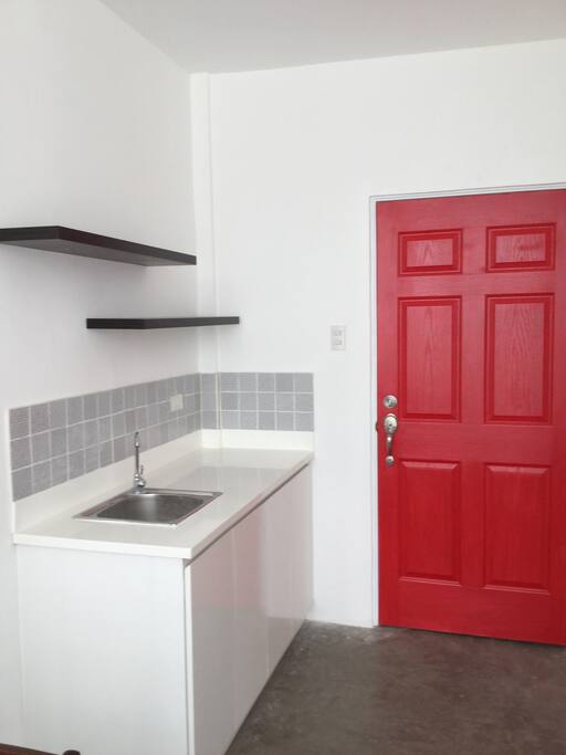 Your kitchen, it might be a bit small but tiny homes are the new trend today.
