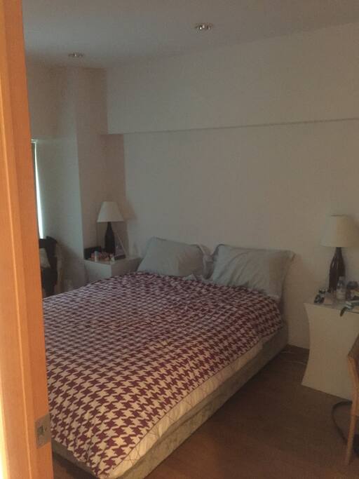 Bedroom with one Queen bed (all linens included). Large closet.