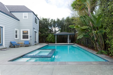 Santa Cruz Beach House with Pool & Spa