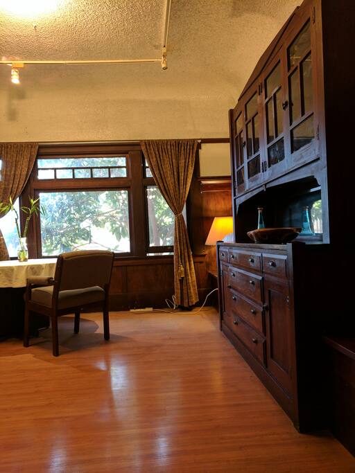 Beautiful wood craft living room